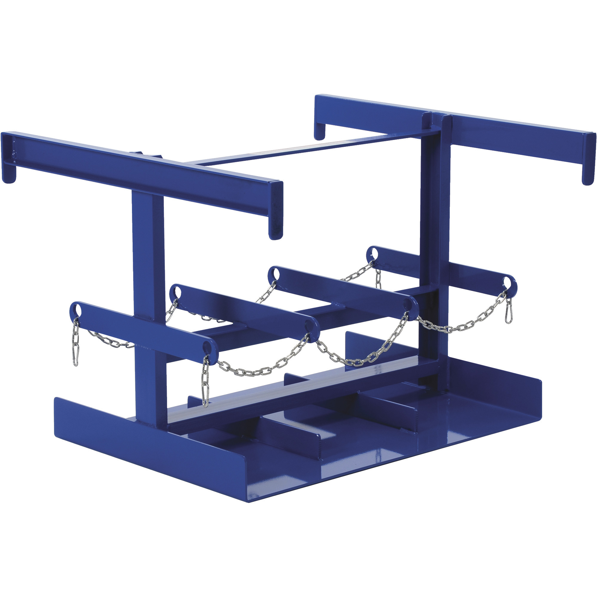 Vestil Fork Truck LP Tank Caddy - 6-Tank Capacity, Holds Up to 12in. dia. Tanks, Model# LP-170